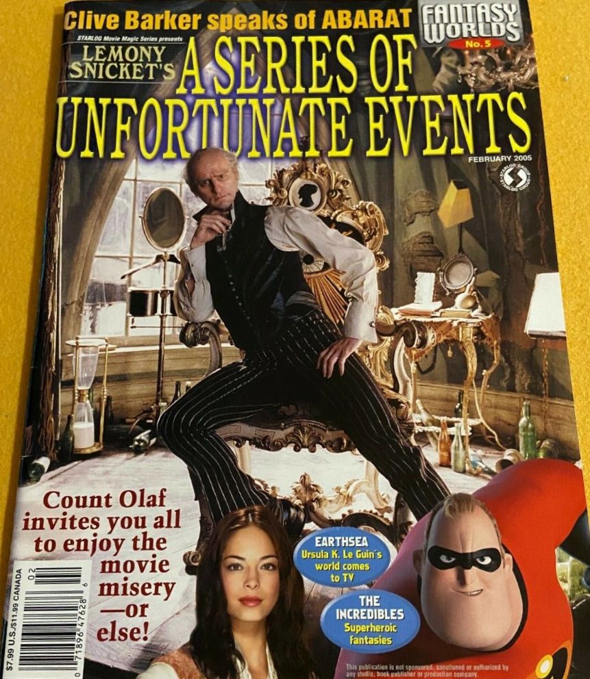 STARLOG MOVIE MAGIC magazine side cover Issue 5  February 2005