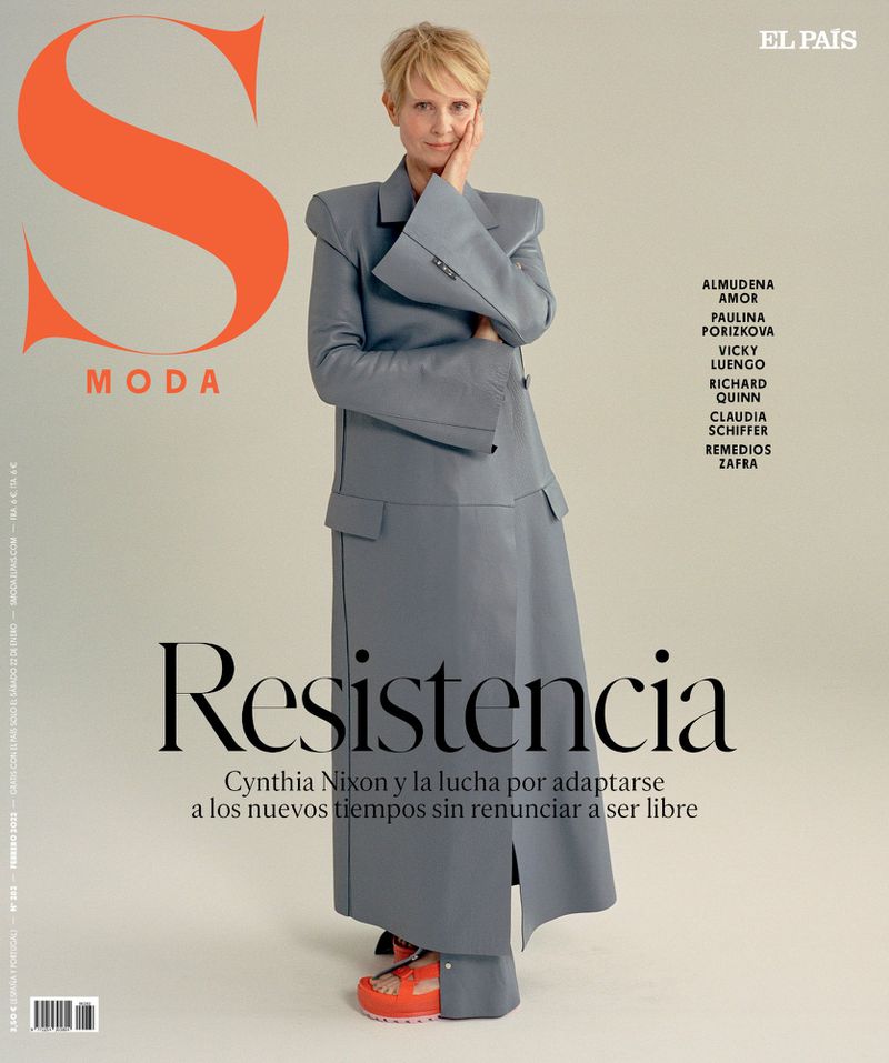 S MODA magazine side cover  February 2022