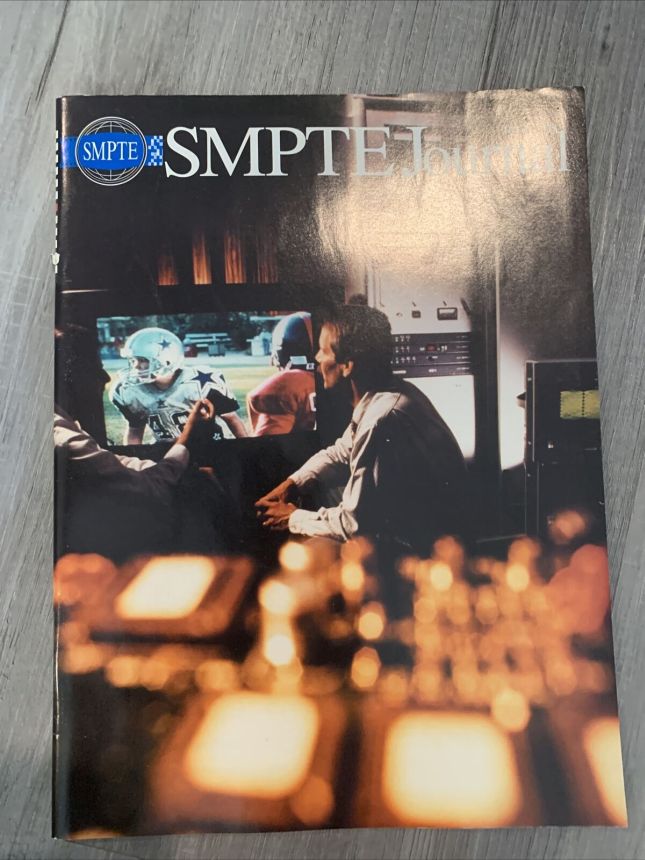 SMPTE MOTION IMAGING JOURNAL magazine side cover  July 1999