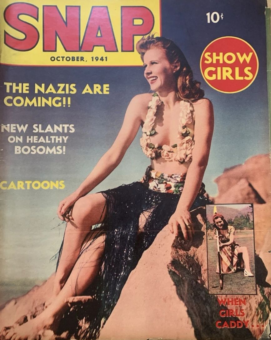 SNAP magazine side cover Issue 8  October 1941
