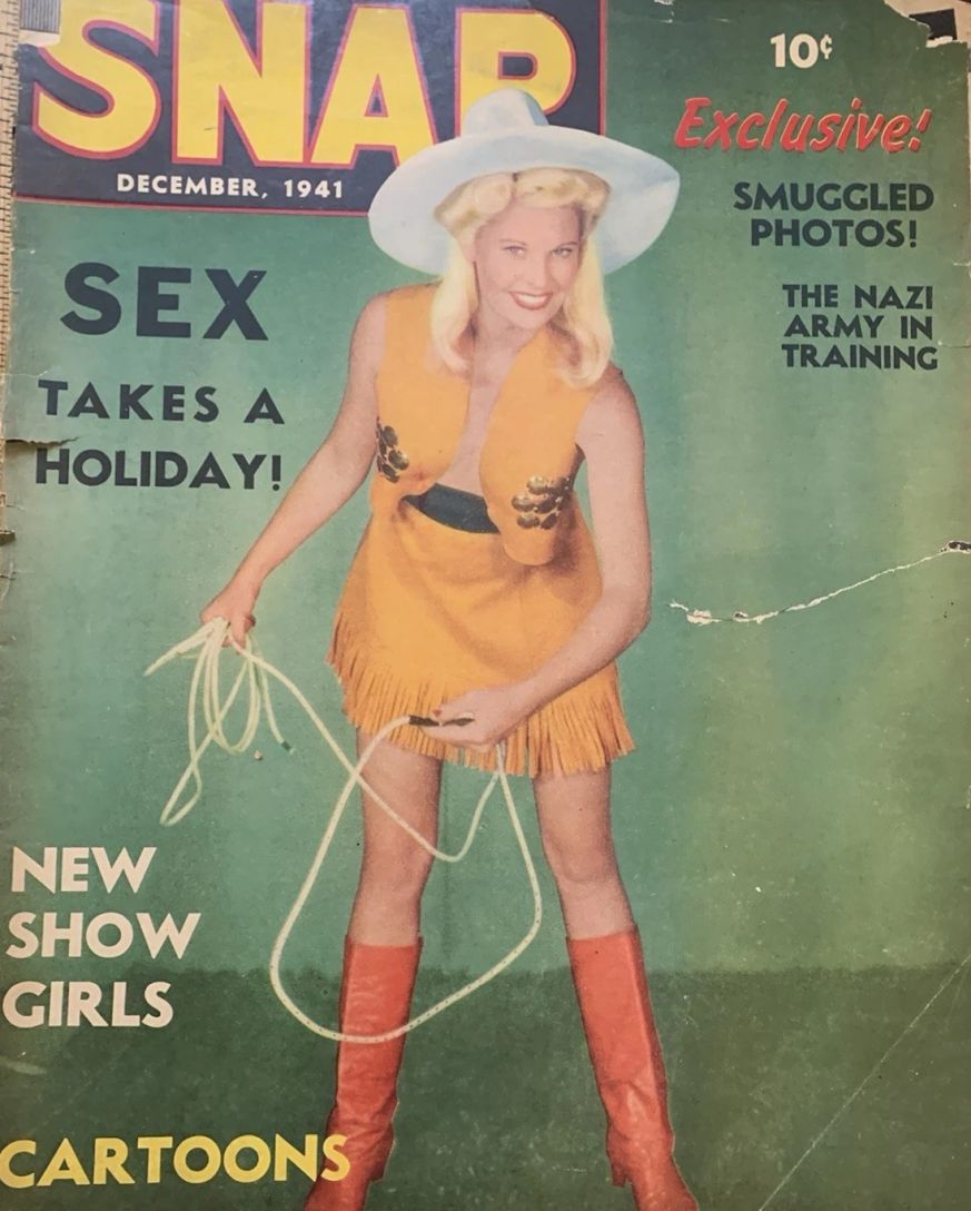 SNAP magazine side cover Issue 9  December 1941