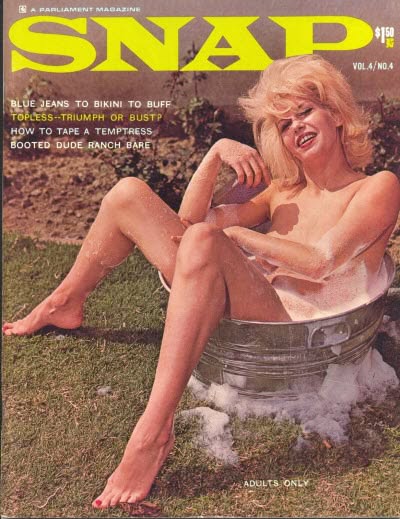 SNAP (1958) magazine side cover  Vol 4 No  4   1965