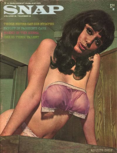 SNAP (1958) magazine side cover  Vol 8 No  2   1968