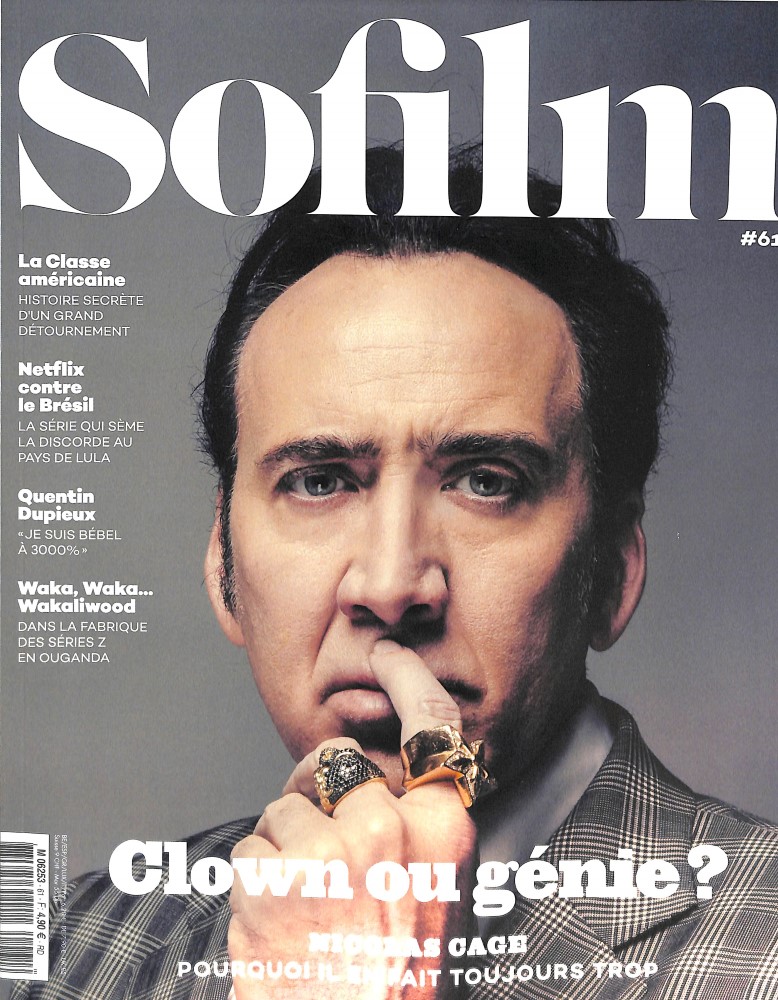 SOFILM magazine side cover Issue 61  June 2018