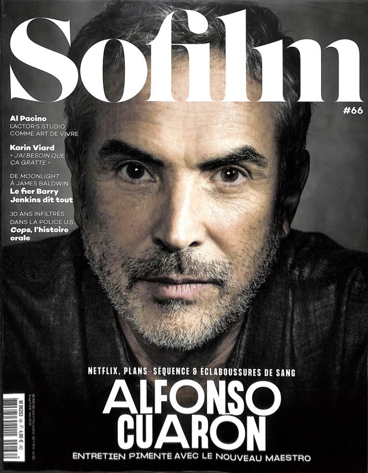 SOFILM magazine side cover Issue 66  December 2018