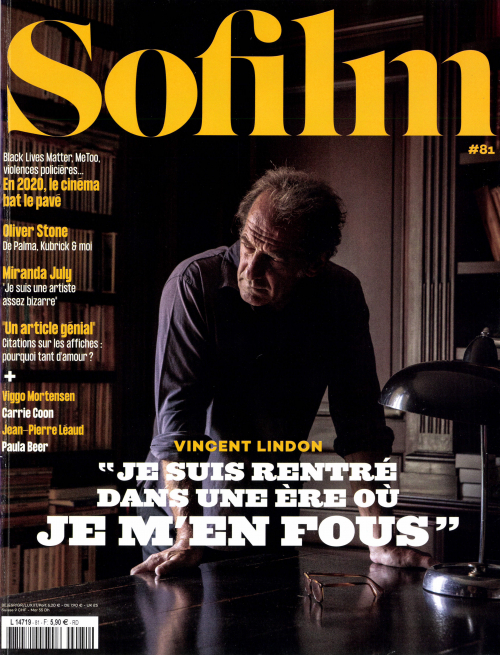 SOFILM magazine cover Issue 81  September 2020
