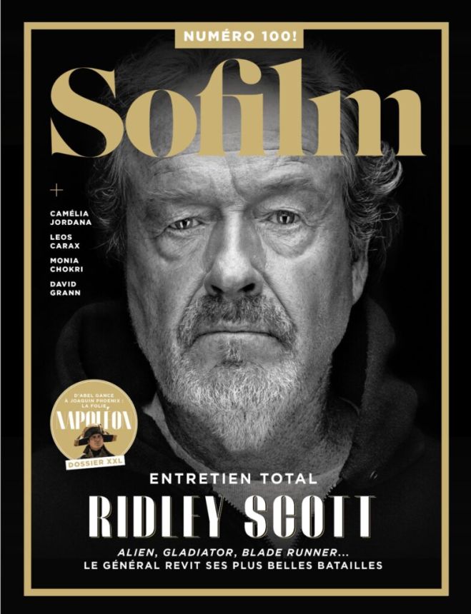 SOFILM magazine side cover Issue 100  November 2023