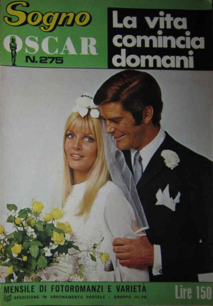 SOGNO OSCAR magazine side cover Issue 275  1970
