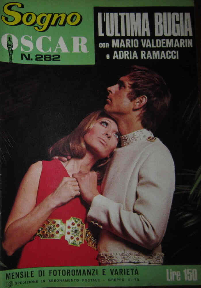 SOGNO OSCAR magazine side cover Issue 282  1970