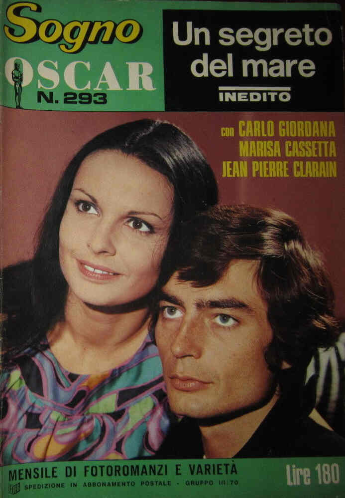 SOGNO OSCAR magazine side cover Issue 293  1971