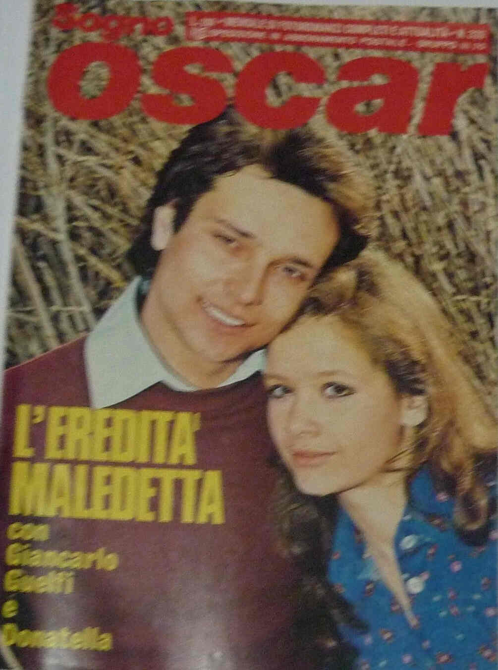 SOGNO OSCAR magazine side cover Issue 329  1973