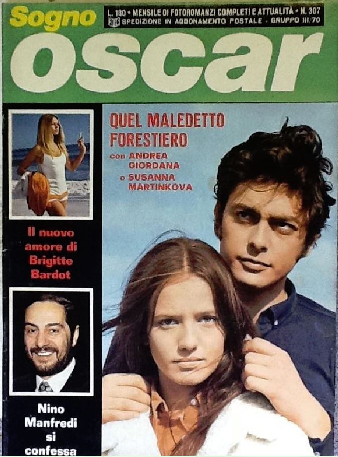 SOGNO OSCAR magazine side cover Issue 307  