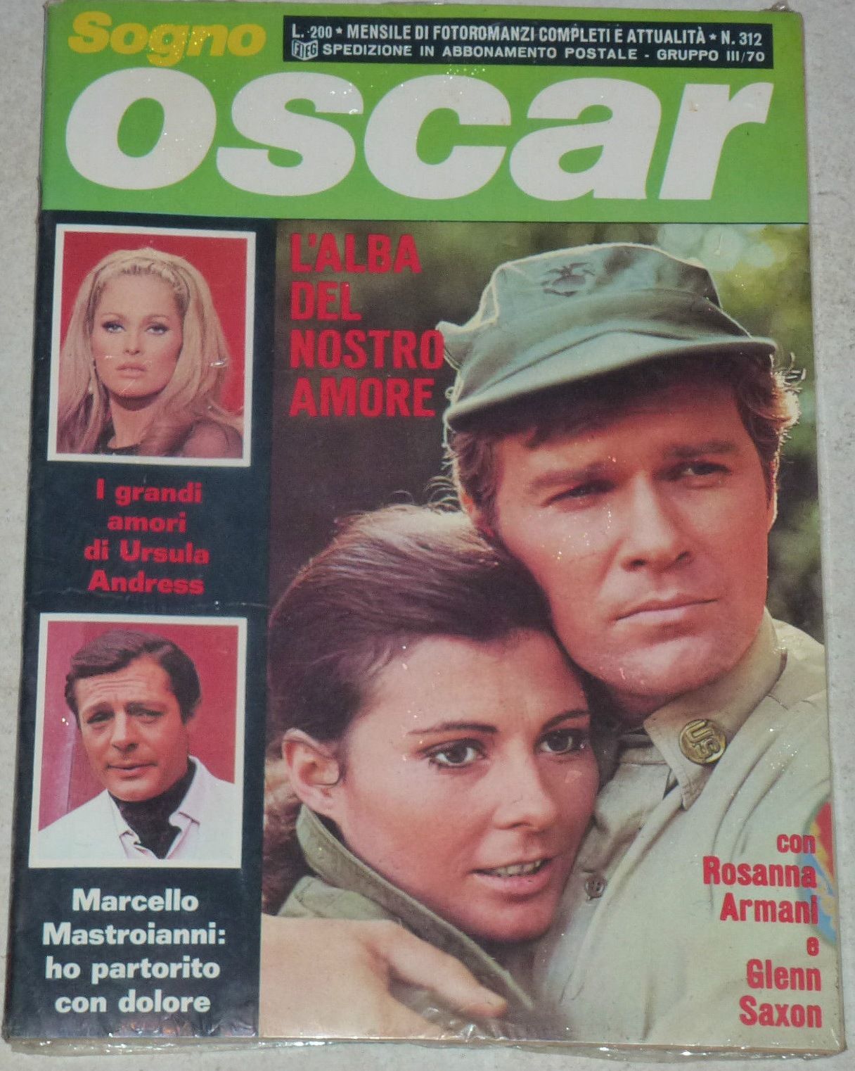 SOGNO OSCAR magazine side cover Issue 312  