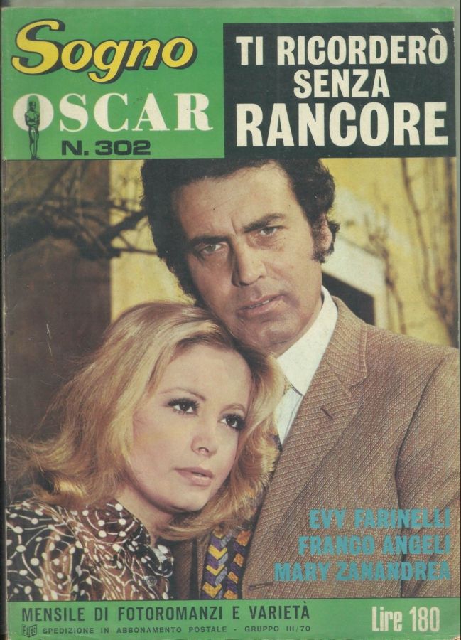 SOGNO OSCAR magazine side cover Issue 302   1972