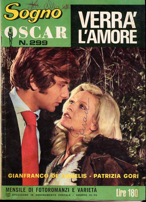 SOGNO OSCAR magazine side cover Issue 299  
