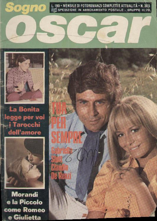 SOGNO OSCAR magazine side cover Issue 305  