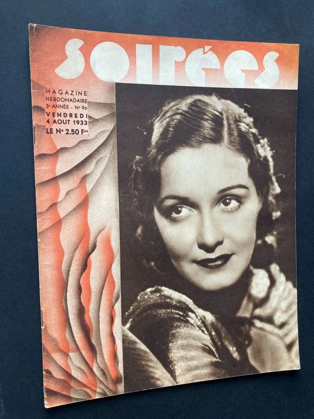 SOIREES magazine side cover Issue 96 4 August 1933