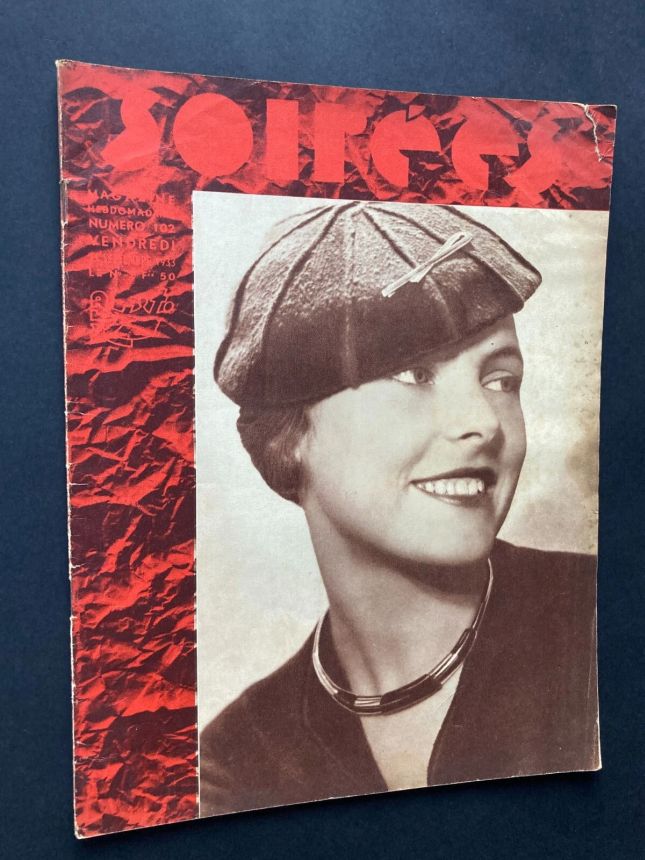 SOIREES magazine side cover Issue 102 15 September 1933