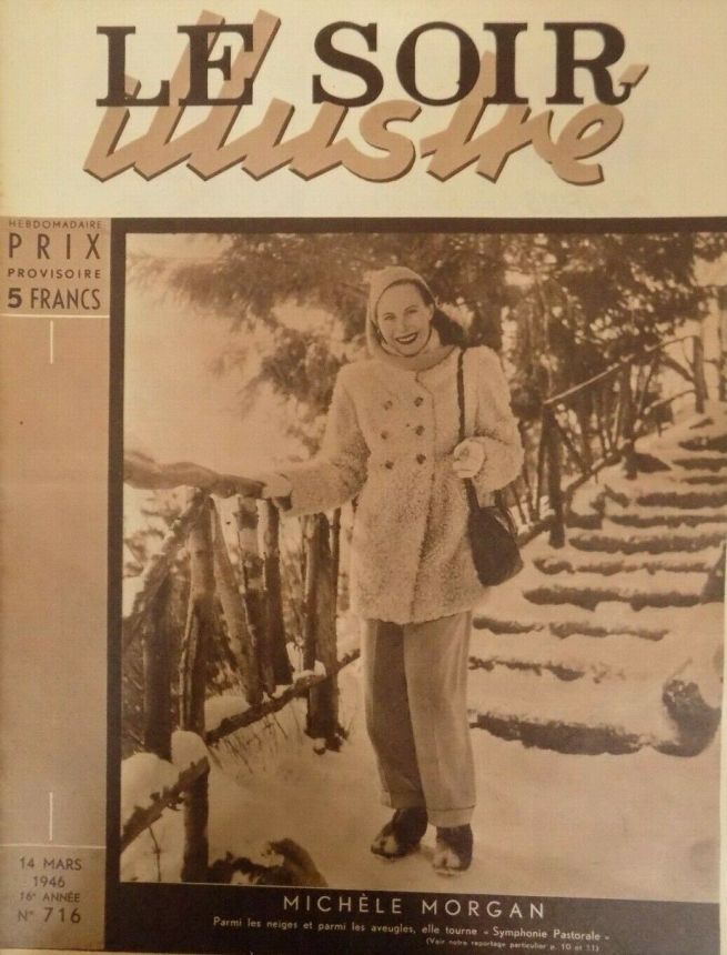 LE SOIR ILLUSTRE magazine side cover Issue 716 14 March 1946