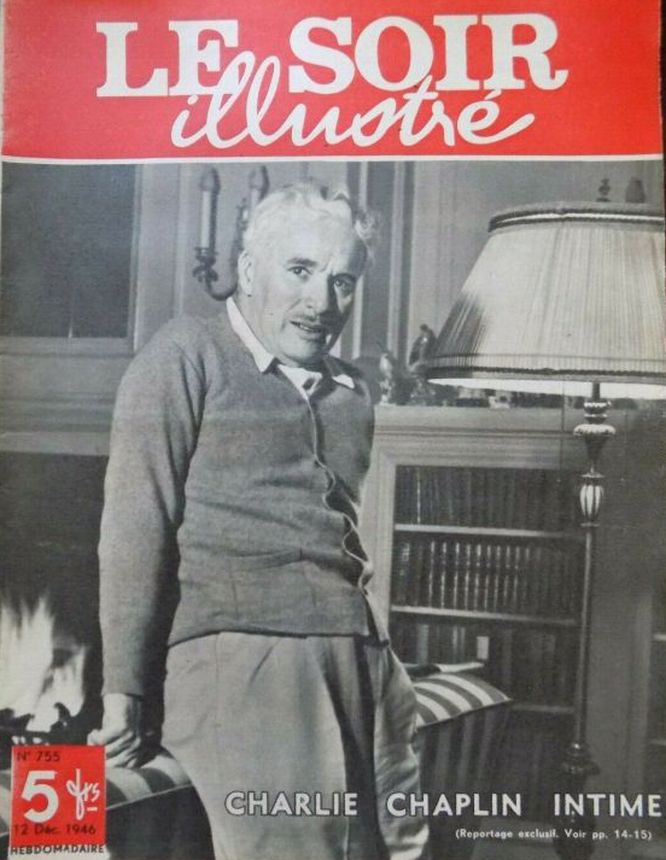 LE SOIR ILLUSTRE magazine side cover Issue 755 12 December 1946