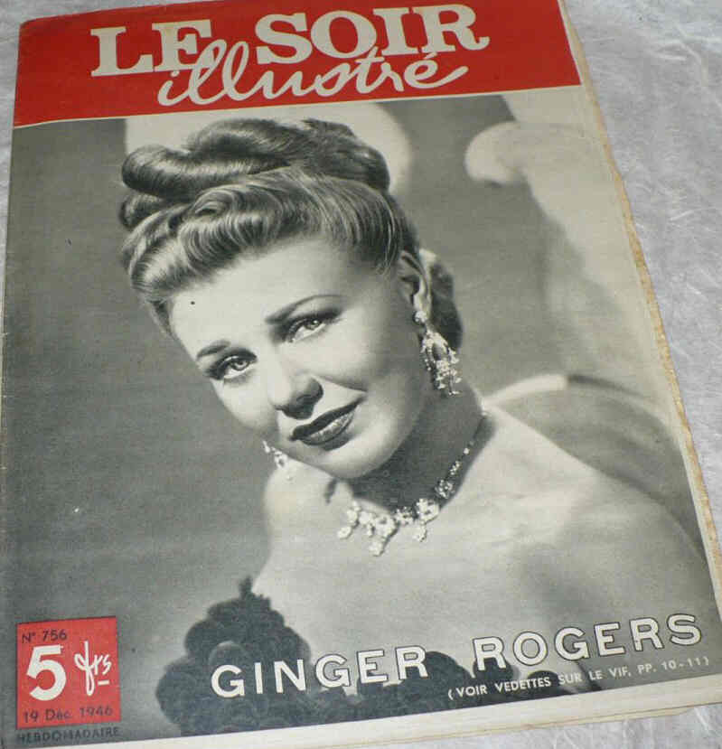 LE SOIR ILLUSTRE magazine side cover Issue 756 19 December 1946