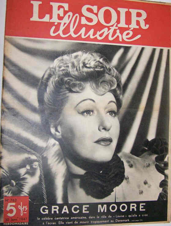 LE SOIR ILLUSTRE magazine side cover Issue 762 30 January 1947