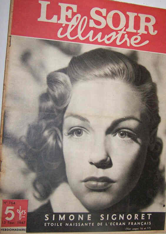 LE SOIR ILLUSTRE magazine side cover Issue 764 13 February 1947