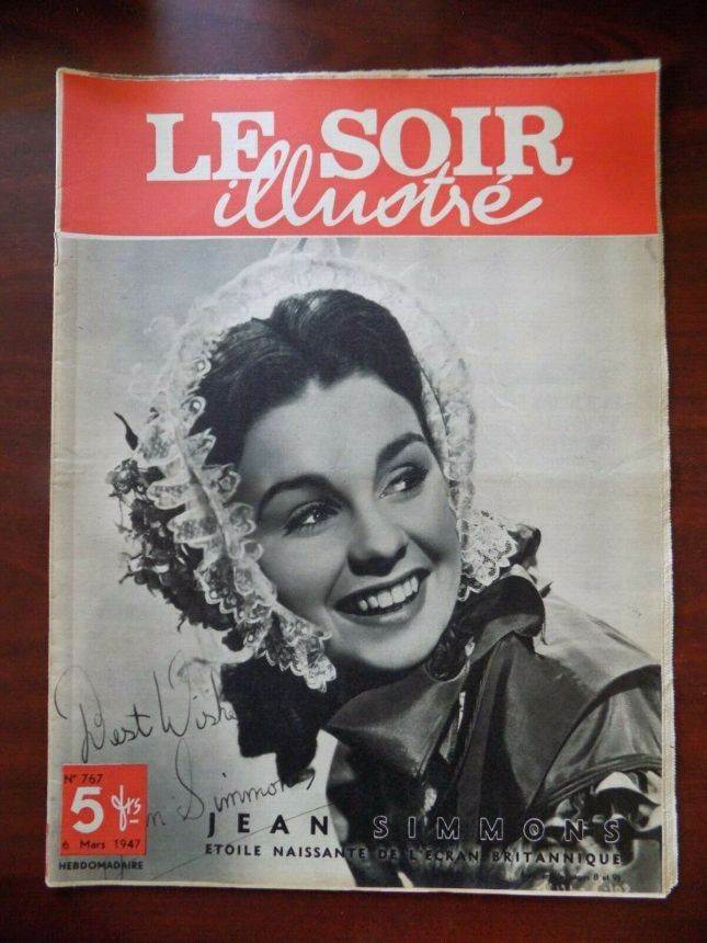 LE SOIR ILLUSTRE magazine side cover Issue 767 6 March 1947