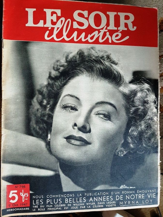 LE SOIR ILLUSTRE magazine side cover Issue 798 9 October 1947