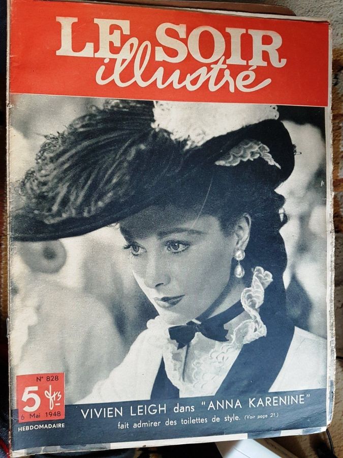 LE SOIR ILLUSTRE magazine side cover Issue 828 6 May 1948