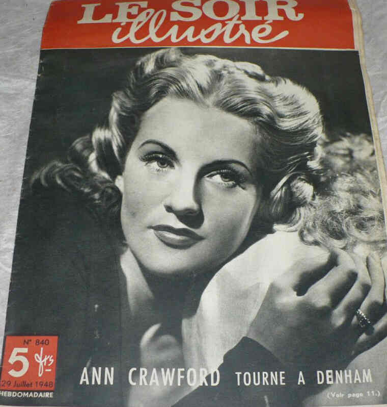 LE SOIR ILLUSTRE magazine side cover Issue 840 29 July 1948