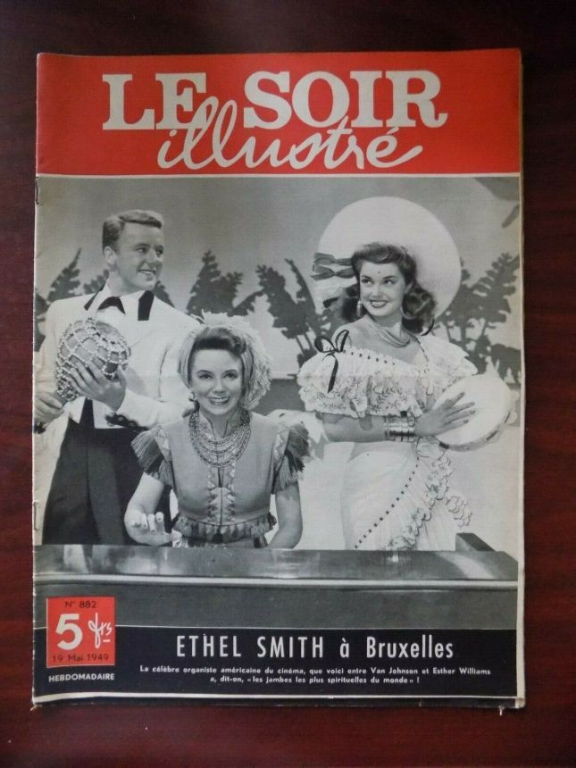 LE SOIR ILLUSTRE magazine side cover Issue 882 19 May 1949
