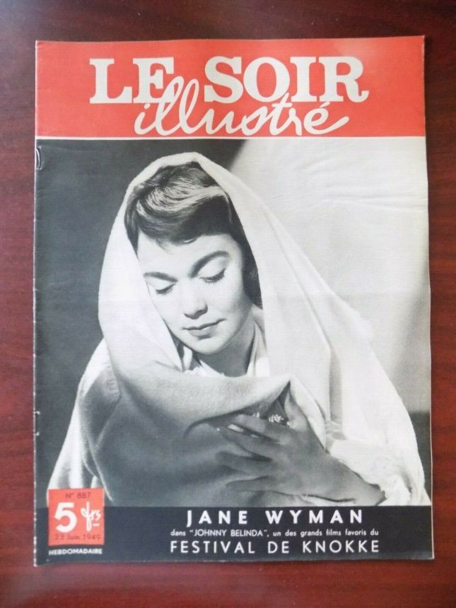 LE SOIR ILLUSTRE magazine side cover Issue 887 23 June 1949
