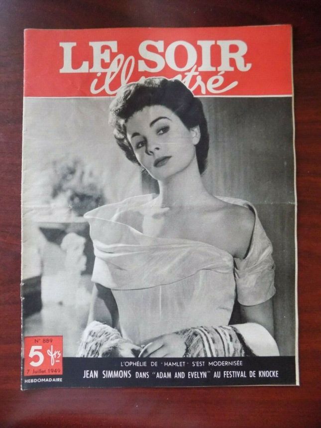 LE SOIR ILLUSTRE magazine side cover Issue 889 7 July 1949