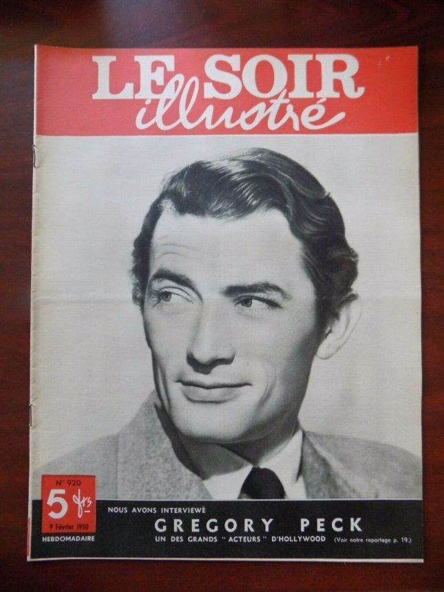 LE SOIR ILLUSTRE magazine side cover Issue 920 9 February 1950