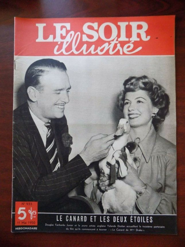 LE SOIR ILLUSTRE magazine side cover Issue 933 11 May 1950