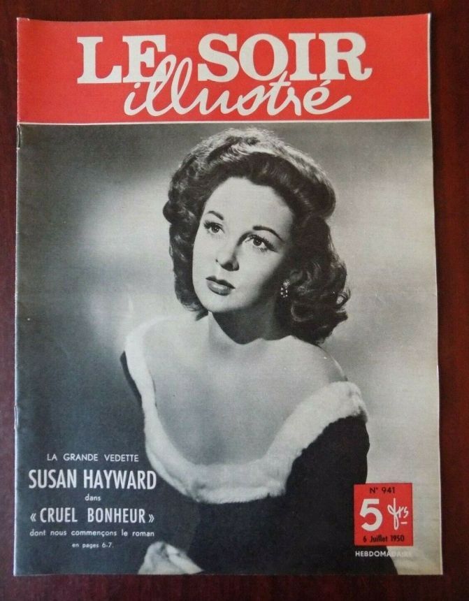 LE SOIR ILLUSTRE magazine side cover Issue 941 6 July 1950