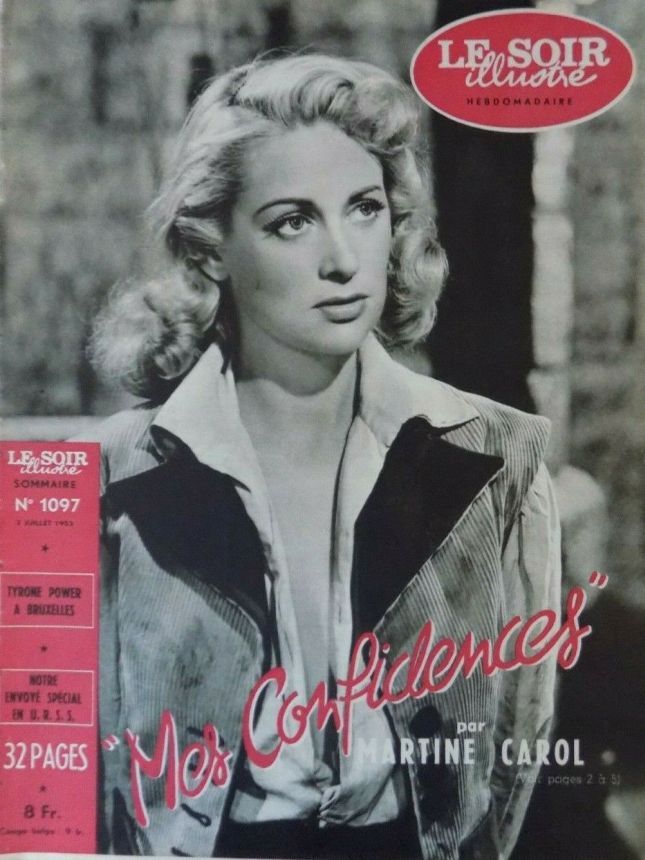 LE SOIR ILLUSTRE magazine side cover Issue 1097 2 July 1953