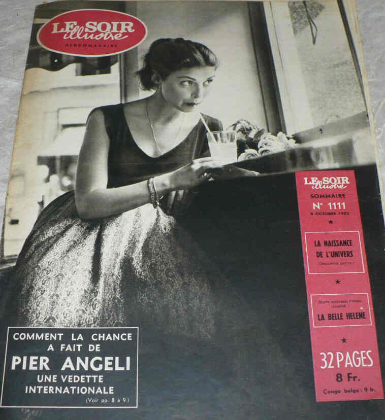 LE SOIR ILLUSTRE magazine side cover Issue 1111 8 October 1953