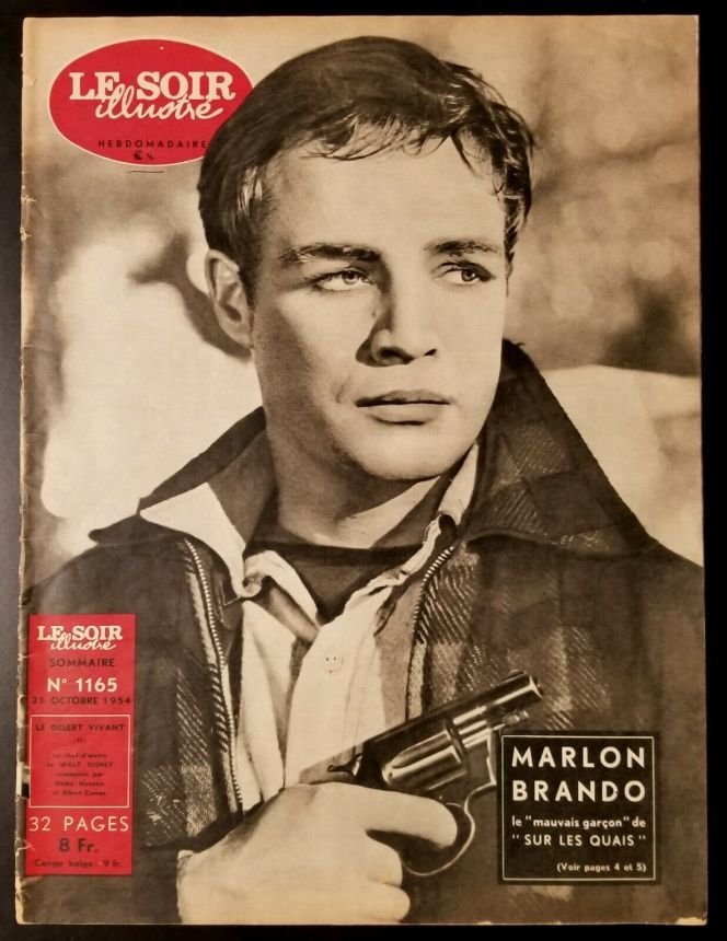 LE SOIR ILLUSTRE magazine side cover Issue 1165 21 October 1954