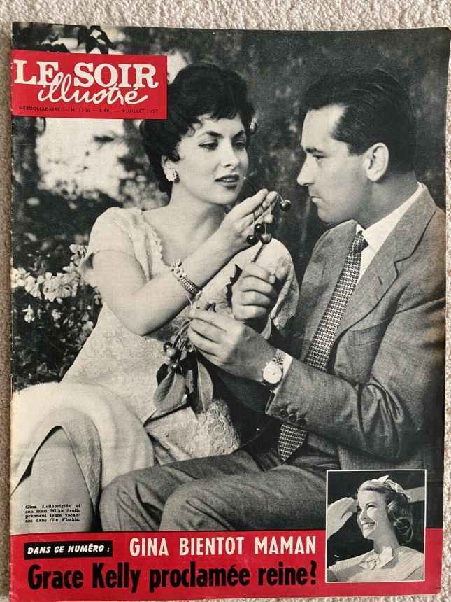 LE SOIR ILLUSTRE magazine side cover Issue 1306 4 July 1957