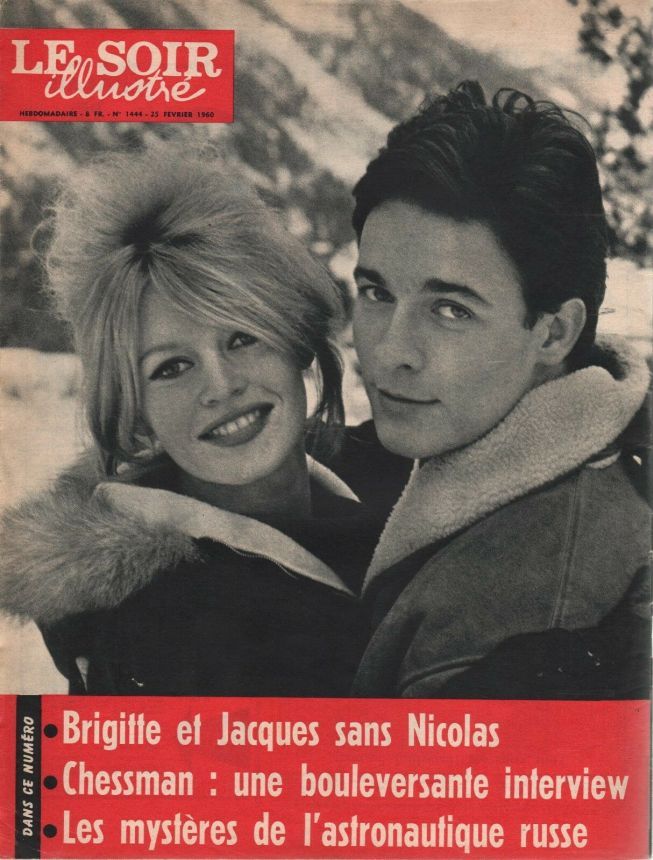 LE SOIR ILLUSTRE magazine side cover Issue 1444 25 February 1960
