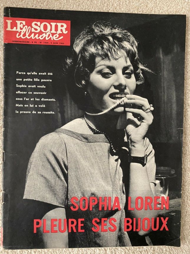 LE SOIR ILLUSTRE magazine side cover Issue 1459 9 June 1960