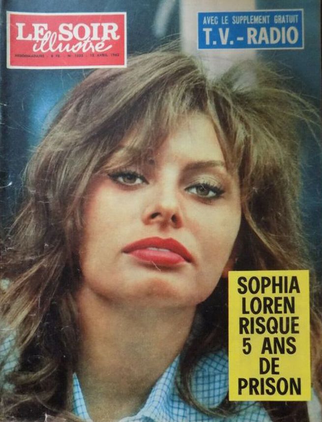 LE SOIR ILLUSTRE magazine side cover Issue 1555 12 April 1962