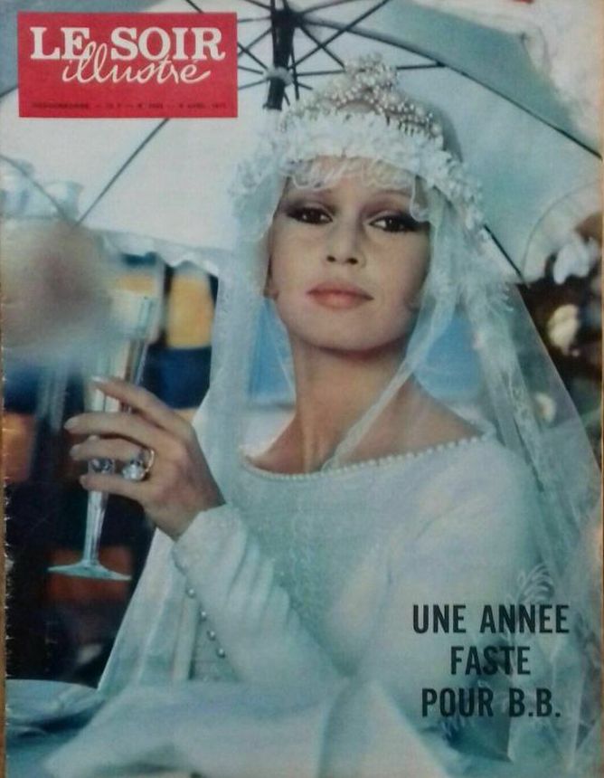 LE SOIR ILLUSTRE magazine side cover Issue 2024  15 April 1971