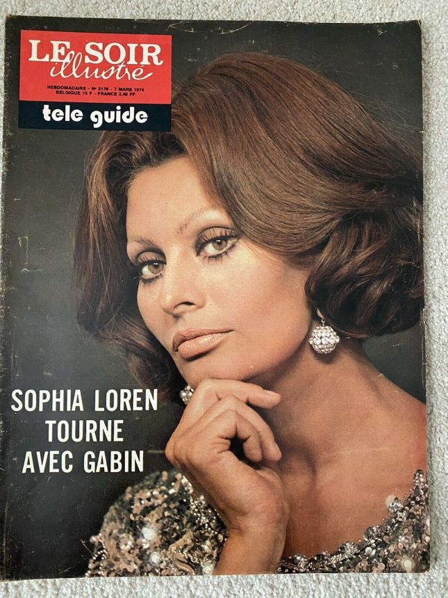 LE SOIR ILLUSTRE magazine side cover Issue 2176 7 March 1974