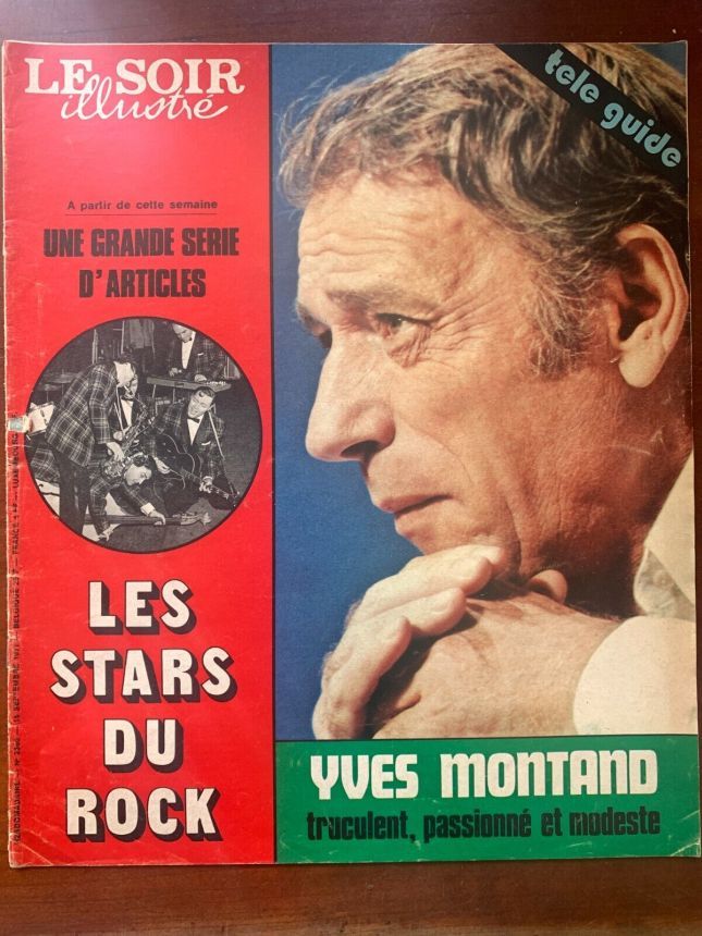 LE SOIR ILLUSTRE magazine side cover 15 September 1977