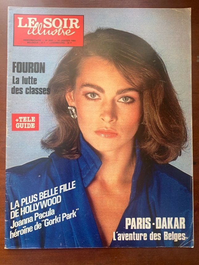 LE SOIR ILLUSTRE magazine side cover Issue 2691 19 January 1984