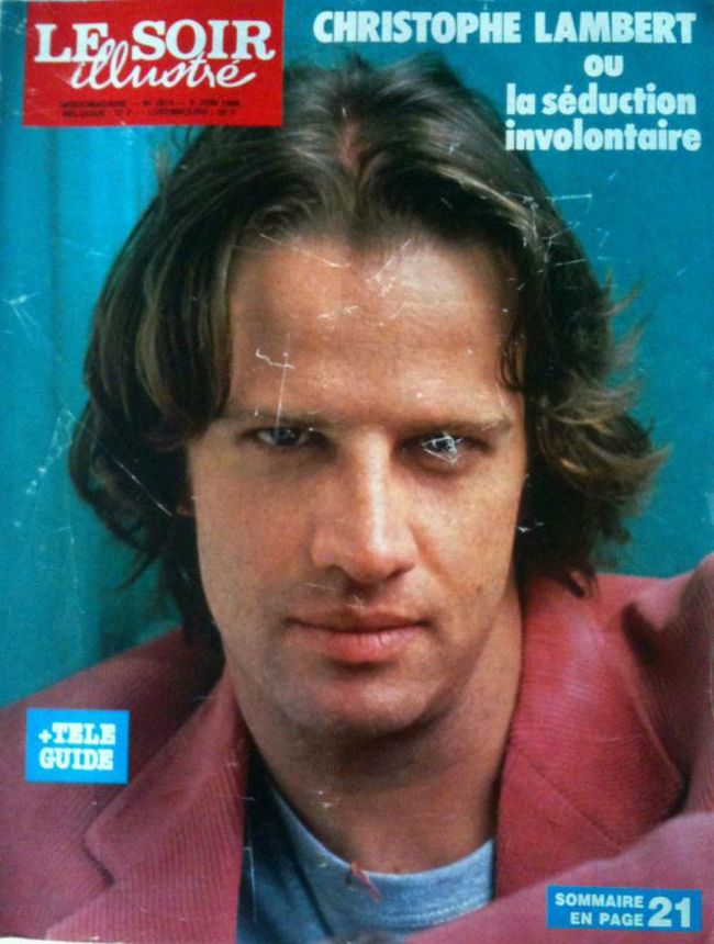 LE SOIR ILLUSTRE magazine side cover 5 June 1986