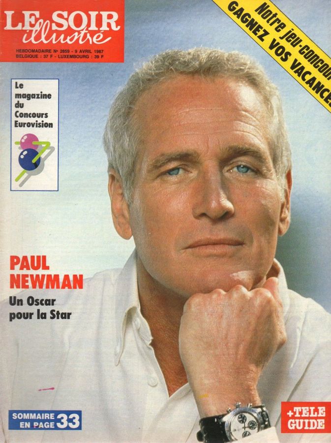 LE SOIR ILLUSTRE magazine side cover Issue 2859 9 April 1987